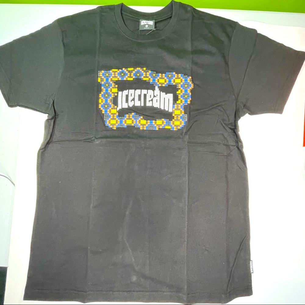 Ice Cream By Billionaire Boys Club Mens XL Size Short Sleeve Black T-Shirt Top